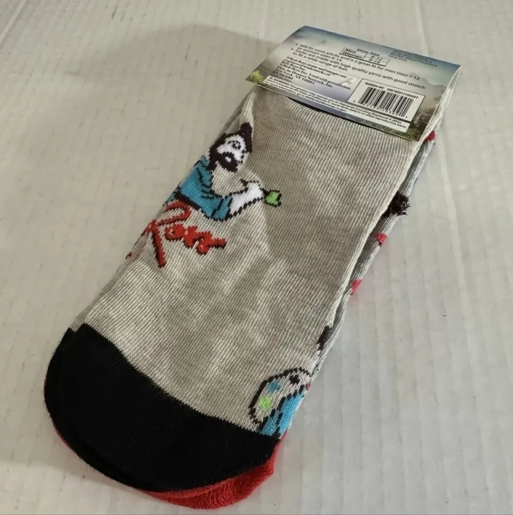 Bob Ross Low Cut Socks 2 Pack Unisex Men’s Size 8-12 Joy Of Painting